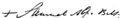 Samuel Eccleston's signature