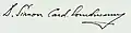Duraisamy Simon Lourdusamy's signature