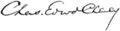 Charles E. Cheney's signature