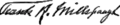 Frank Rosebrook Millspaugh's signature