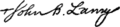 Jean-Baptiste Lamy's signature