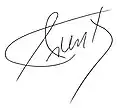 Signature of Julio Frenk