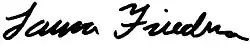 Laura Friedman's signature