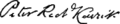 Peter Richard Kenrick's signature