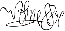 René I's signature