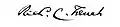 Richard Chenevix Trench's signature