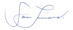 Sam Liccardo's Signature