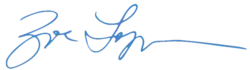 Signature of Zoe Lofgren