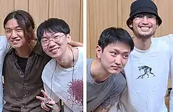 Silica Gel in 2022 From left to right: Geon-jay, Chunchu, Han-joo, Choi Woong-hee
