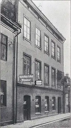 The former Sillgate Theatre building, 1898