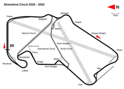 Silverstone Circuit in its 2002 configuration