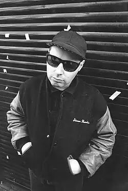 Simon Harris, British musician, DJ and record producer, photographed 1988