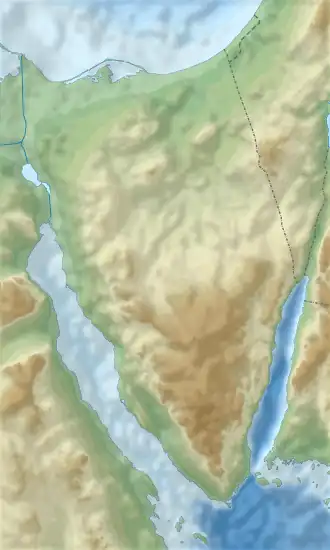 Arish is located in Sinai