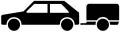 Passenger vehicle with a trailer