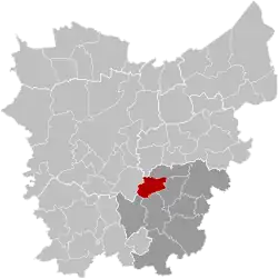 The municipality in the Aalst arrondissement in the province of East Flanders