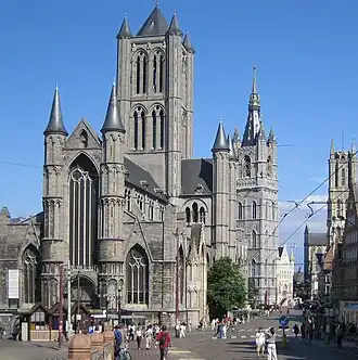 The west end, viewed from St. Michael's bridge