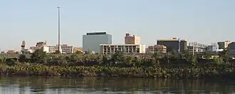 Sioux City Skyline and Missouri River