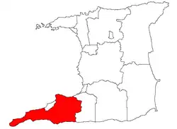 Location of Siparia