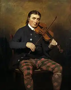 Portrait of Niel Gow, 1787, by Sir Henry Raeburn