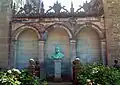 Sir William Dugdale, Bt Bronze bust Merevale Hall, Atherstone, Warwickshire