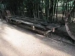 Sisal train at hacienda Yaxcopoil, Yucatan, Mexico