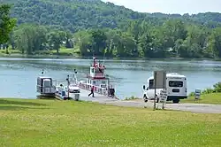 Sistersville Ferry at Fly