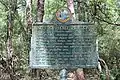 Front side of the historical sign at the site of Fort Peyton (photographed May 31, 2020).