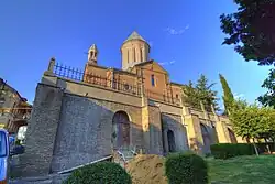 Foundation and walls of the church