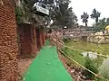 The path around the temple