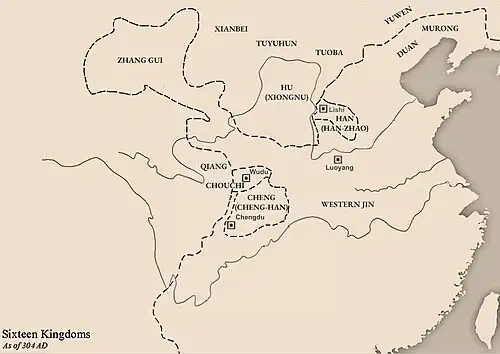 304 – Beginning of the Sixteen Kingdoms