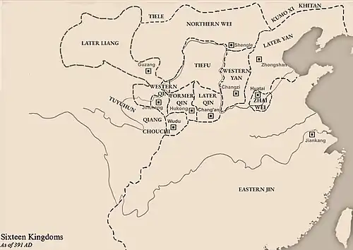 391 – Aftermath of the Battle of Fei River
