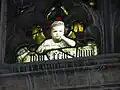 Angel in sixth window.