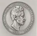 Relief of King Oscar I (obverse)