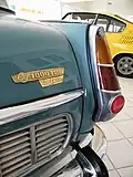 tail lamp and cooling air outlet