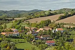 View from the east