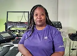 Sky Deep in a music studio, 2023.
