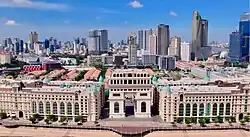 Skyline of Koh Pich looking towards Chamkar Mon District