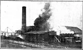Fire burns down Skyring's Mill, 1930