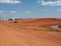 Slacking operation to dry sediment
