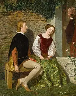 Slender's Wooing of Ann Page by Adolphus M. Madot