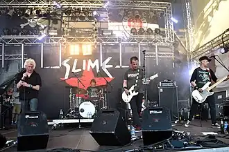Slime performing in 2016