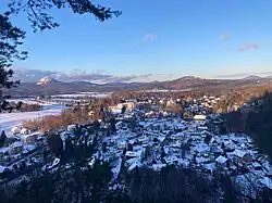 View from the south