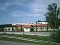 Soccer stadium at the sports area in Šaca