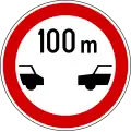 II-25 Minimum driving distance between vehicles.
