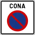 III-27 No parking zone.