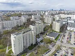 The apartment buildings at Batuty Street in 2012.