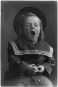 Small boy in a sailor suit, 1909