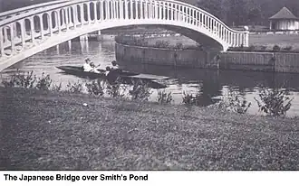 Single arch 60&nbsp;ft (18&nbsp;m) span Smith-Ransome Japanese Bridge