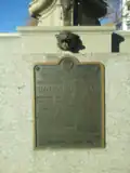 Smoky Hill Trail Marker on Pioneer Monument