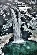 The falls on Christmas 2008.